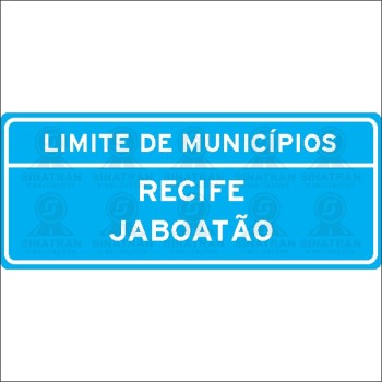 Limite de municípios - Recife / Jaboatão 